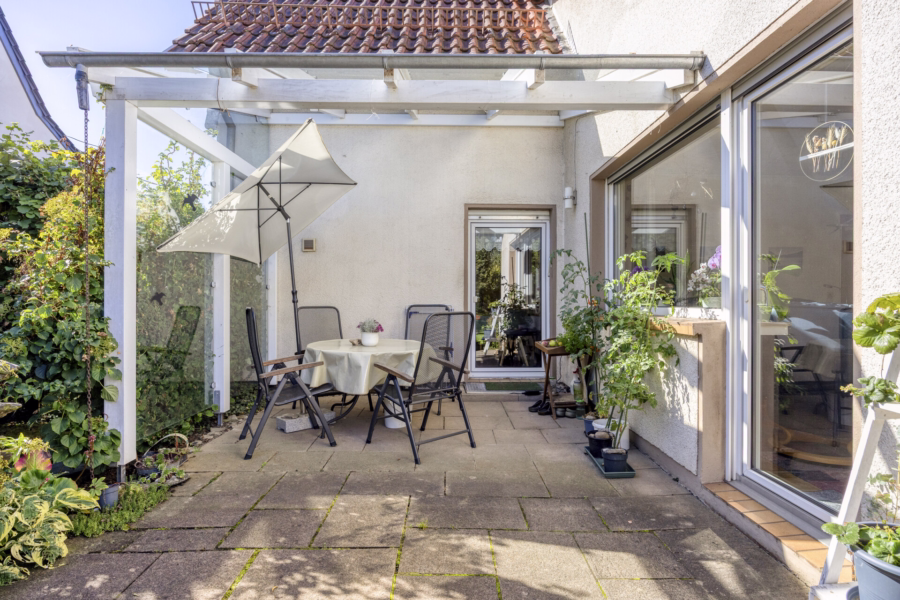 überdachte Terrasse