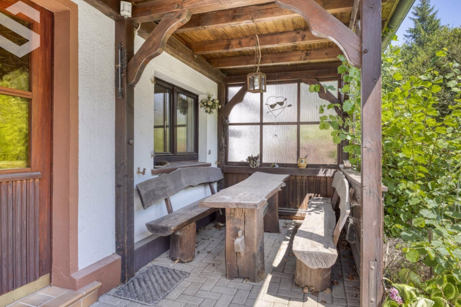 Ansicht Eingang Sitzgruppe